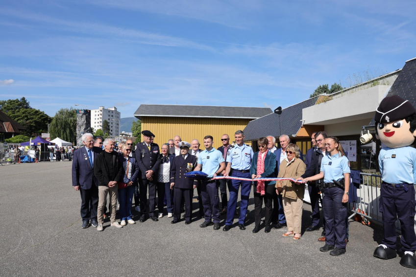Ouverture de la Journée Portes Ouvertes de la Gendarmerie en Savoie
